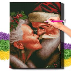 Dimantu mozaīka Santa Claus Oh Art!, 40x50 cm цена и информация | Алмазная мозаика | 220.lv