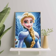 Dimantu mozaīka Elsa Frozen, 40x50 cm cena un informācija | Dimantu mozaīkas | 220.lv