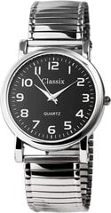 Classix Men-Clock Birstwatch Zugarmband Metal Analog Quartz 2700008-001 B07RG7R42S цена и информация | Мужские часы | 220.lv