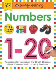 Numbers 1-20: Wipe Clean Workbooks цена и информация | Книги для малышей | 220.lv