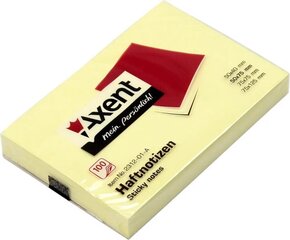 Līmlapiņas Axent, 50x75mm, 100 lapiņas cena un informācija | Burtnīcas un papīra preces | 220.lv