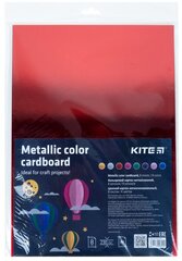 Картон декоративный цветной KITE, А4, 230г/м2, 8 металлизированных сп. цена и информация | Тетради и бумажные товары | 220.lv