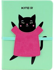 Piezīmju grāmatiņa Green Cat Kite, B6, 96 lapas cena un informācija | Burtnīcas un papīra preces | 220.lv