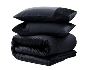 Gultas veļas komplekts Velvet Band 200 x 220 cm melns, Sleeptime cena un informācija | Gultas veļas komplekti | 220.lv