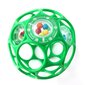 Bumba ar grabulīti Oball 10 cm, zaļa, 0m+ cena un informācija | Rotaļlietas zīdaiņiem | 220.lv