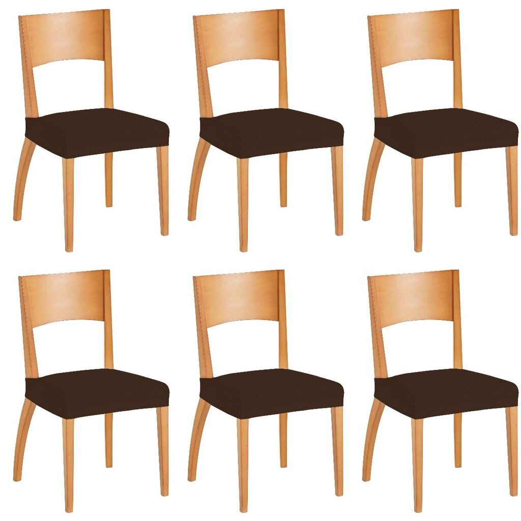 Belmarti Inca krēslu sēdekļu pārvalki 6 gab. цена и информация | Mēbeļu pārvalki | 220.lv