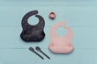 Petite&Mars Sam Rainbow Silikona lacīte, rozā krāsā цена и информация | Lacītes | 220.lv