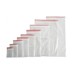 LDPE aizveramie maisiņi 19x25cm, 50 gb цена и информация | Посуда для хранения еды | 220.lv