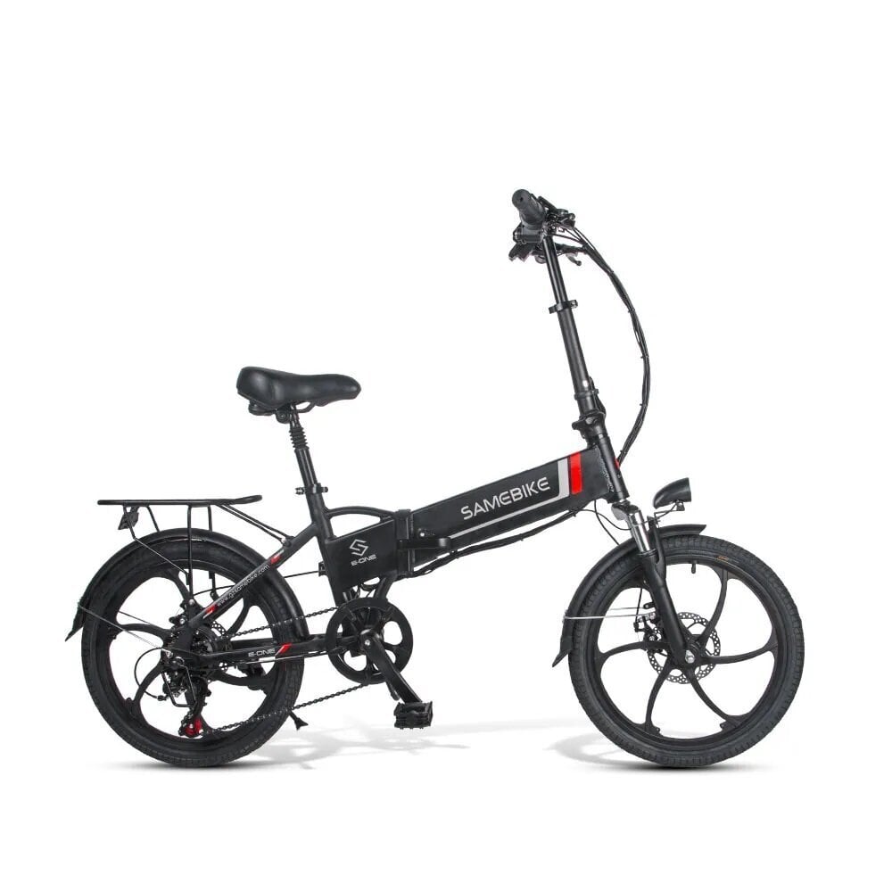Saliekams elektriskais velosipēds Samebike 20", melns ​ cena un informācija | Elektrovelosipēdi | 220.lv