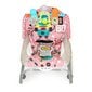 Bērnu šūpuļkrēsls 2in1 Eko rotaļlietas 27245, rozā cena un informācija | Bērnu krēsliņi un bērnu galdiņi | 220.lv