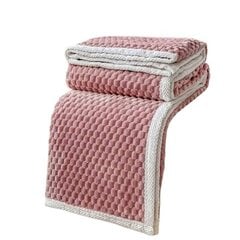 Мягкое одеяло из микрофибры, розовое цена и информация | Одеяла | 220.lv