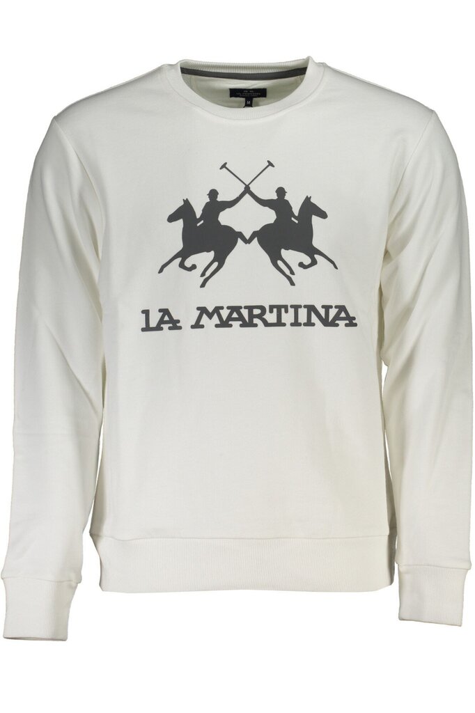 La Martina džemperis vīriešiem CCMF01FP109, balts цена и информация | Vīriešu jakas | 220.lv