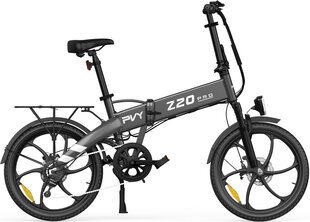 Elektriskais velosipēds PVY Z20 Pro, pelēks cena un informācija | Elektrovelosipēdi | 220.lv