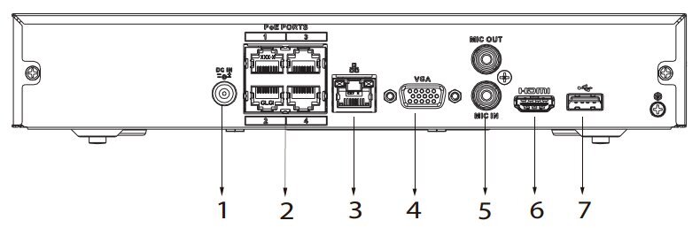 Reģistrators Dahua EZ-IP EZN-104E1-P4 cena un informācija | Novērošanas kameras | 220.lv