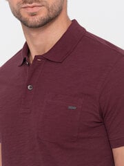 базовая мужская классическая хлопковая футболка - коричневая v9 om-tsbs-0145 124303-7 цена и информация | Мужские футболки | 220.lv