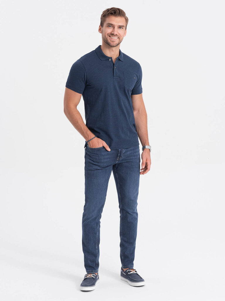 T-krekls vīriešiem Ombre Clothing, zils цена и информация | Vīriešu T-krekli | 220.lv