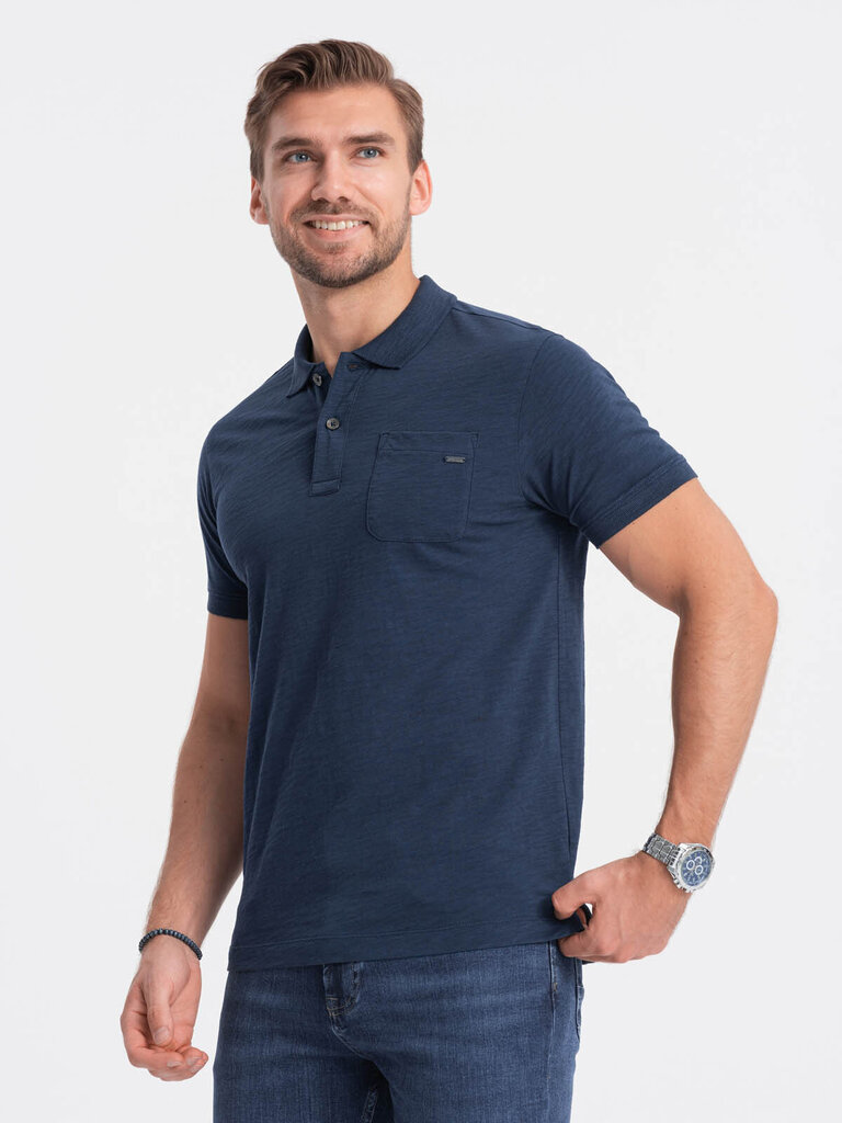 T-krekls vīriešiem Ombre Clothing, zils цена и информация | Vīriešu T-krekli | 220.lv