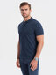 vīriešu polo t-krekls - tumši zils v8 s1744 124187-7 cena un informācija | Vīriešu T-krekli | 220.lv