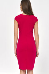 Розовое платье-карандаш выше колена - S225 цена и информация | Платья | 220.lv