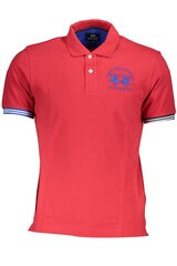 La Martina T-krekls vīriešiem WMP009PK001, sarkans cena un informācija | Vīriešu T-krekli | 220.lv