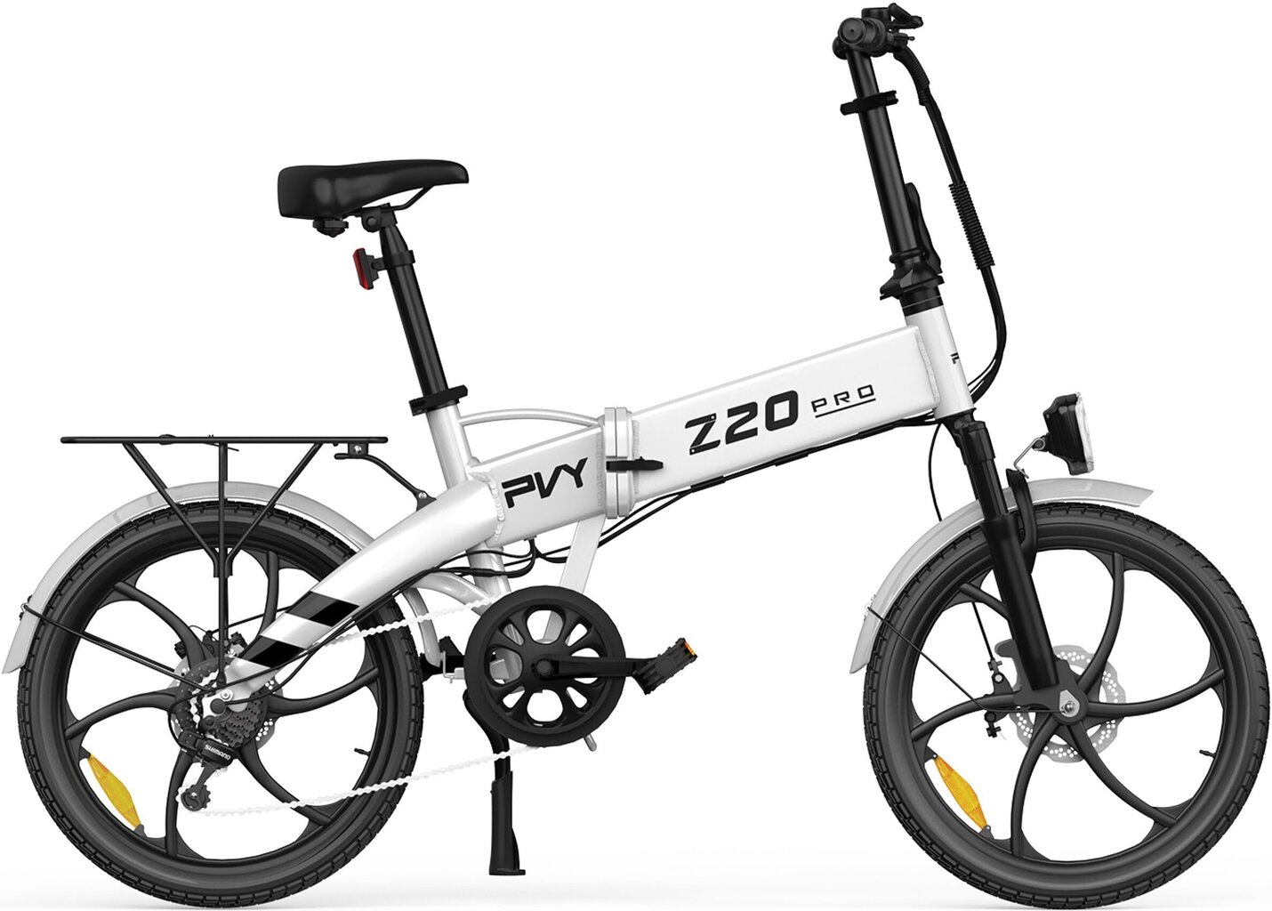 Elektriskais velosipēds PVY Z20 Pro, balts цена и информация | Elektrovelosipēdi | 220.lv