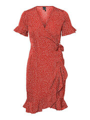 Женское платье VMHENNA Regular Fit 10286402 Goji Berry цена и информация | Платья | 220.lv