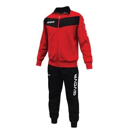 Sporta treniņtērps vīriešiem Givova TR018, sarkans cena un informācija | Sporta apģērbs vīriešiem | 220.lv