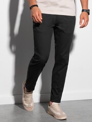 брюки чинос p156 - черный цена и информация | Мужские брюки | 220.lv