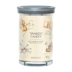 Yankee Candle Signature SOFT WOOL &amp; AMBER Тумблер 567 г цена и информация | Подсвечники, свечи | 220.lv