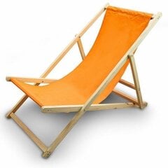 пляжный стул деревянный садовый шезлонг складной с регулировкой высоты цена и информация | Шезлонги | 220.lv