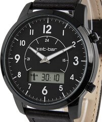 Zeit-Bar Radio Wristwatch pulkstenis vīriešiem ar datuma un darba dienas reklāmu, hronometru B08TGDC9Q6 цена и информация | Мужские часы | 220.lv