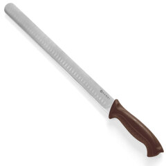 Нож для нарезки шариками ветчины и лосося HACCP, длинный 490 мм - коричневый - HENDI 842966 цена и информация | Ножи и аксессуары для них | 220.lv