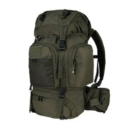Militārā taktiskā mugursoma Commando Mil-Tec 55L ar vāku tumši zaļa cena un informācija | Vīriešu somas | 220.lv