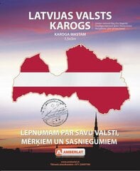 Latvijas valsts karogs 1.5x3m karoga mastam цена и информация | Флаги и аксессуары | 220.lv