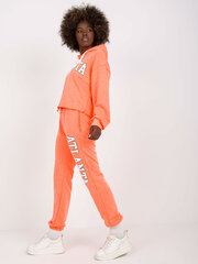 спортивный комплект fluo оранжевый с брюками цена и информация | Женские костюмы | 220.lv