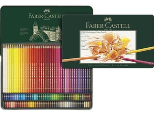 Krāsaino zīmuļu komplekts Faber-Castell Polychromos Art&Graphic, 120 krāsas cena un informācija | Modelēšanas un zīmēšanas piederumi | 220.lv