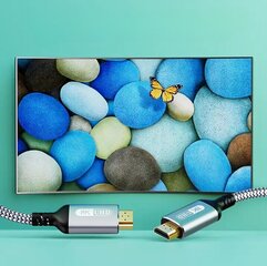 HDMI 2.1 Premium ULTRA High Speed 8K 60HZ 4k 120Hz HQ 1 метр цена и информация | Кабели и провода | 220.lv