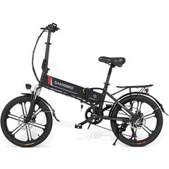 Saliekams elektriskais velosipēds Samebike 20LVXD30-II 20", melns ​ цена и информация | Электровелосипеды | 220.lv