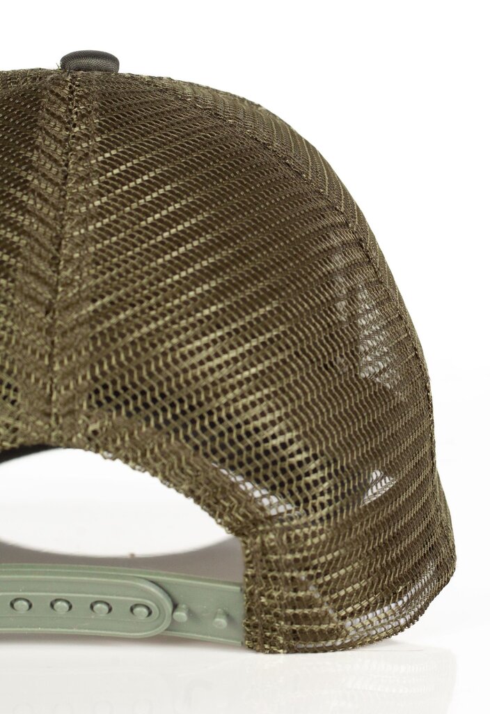 Cepure Jack & Jones, zaļa/balta cena un informācija | Vīriešu cepures, šalles, cimdi | 220.lv