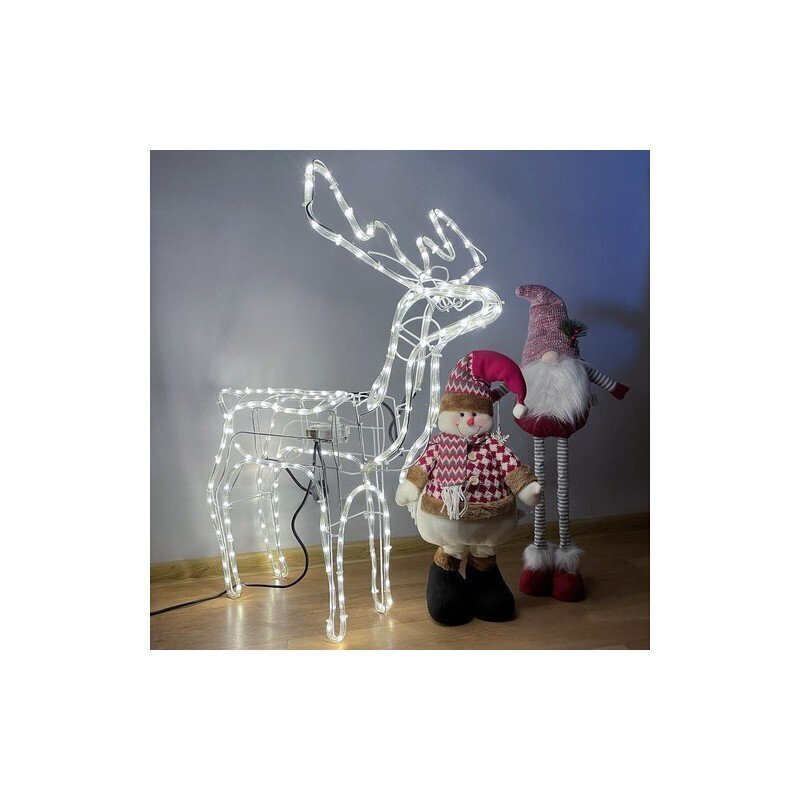 LED briedis - auksti balts Ruhhy 22510 cena un informācija | Ziemassvētku dekorācijas | 220.lv