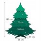 Mākslīgā Ziemassvētku eglīte Dimanta priede Springos CT0077, 180 cm cena un informācija | Mākslīgās egles, vainagi, statīvi | 220.lv
