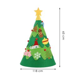 Springos Ziemassvētku rotājums 75 x 48 cm CA1198 cena un informācija | Eglīšu rotājumi | 220.lv