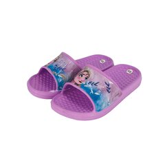 Čības meitenem Frozen 401362 01, violetas cena un informācija | Bērnu čības, maiņas apavi | 220.lv