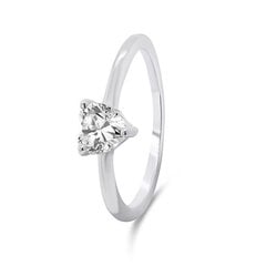 Brilio Silver Красивое серебряное кольцо с цирконами RI041W цена и информация | Кольца | 220.lv
