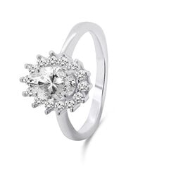 Brilio Silver Серебряное обручальное кольцо RI045W цена и информация | Кольца | 220.lv