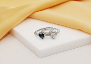 Brilio Silver Романтическое серебряное кольцо Сердце RI047W цена и информация | Кольца | 220.lv