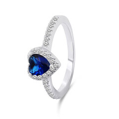 Brilio Silver Романтическое серебряное кольцо Сердце RI047WB цена и информация | Кольца | 220.lv