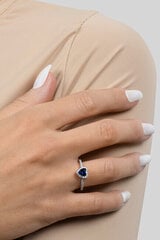 Brilio Silver Романтическое серебряное кольцо Сердце RI047WB цена и информация | Кольца | 220.lv