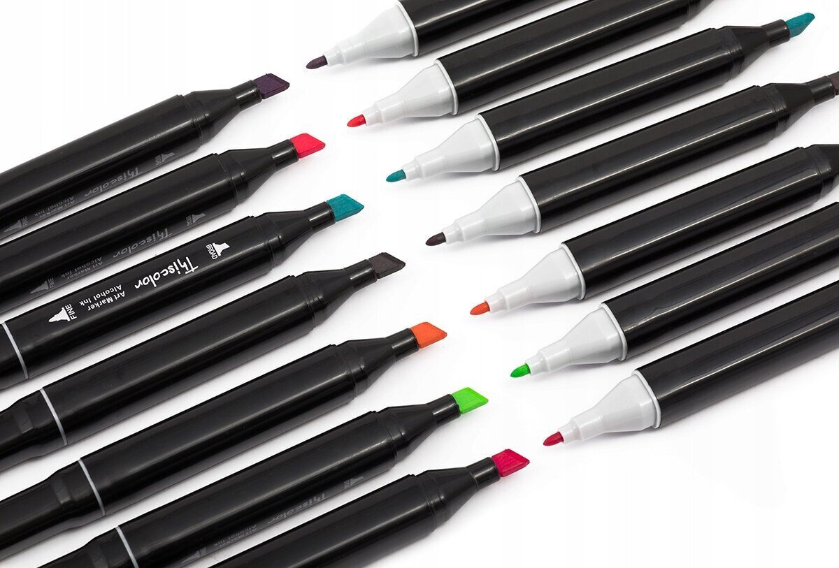 Marķieri-filca pildspalvas Touch, 168 gab. cena un informācija | Modelēšanas un zīmēšanas piederumi | 220.lv