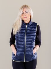 Veste sievietēm 4058627052502, zila cena un informācija | Sieviešu vestes | 220.lv